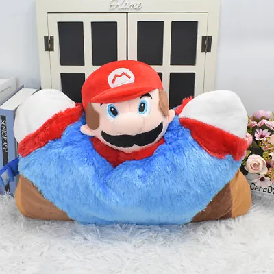 16.6inch Super Mario Bros Plush Toys Mario Soft Stuffed Doll Pillow Kids Gifts • $21.99
