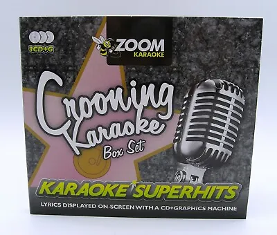£12.95 • Buy Zoom Karaoke CD+G - Crooning Superhits - Triple CD+G Karaoke Crooners Disc Pack