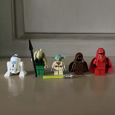 Lego Star Wars Minifigures Lot 7103 Yoda R2 Gungan Warrior Royal Guard Jawa • $7.85