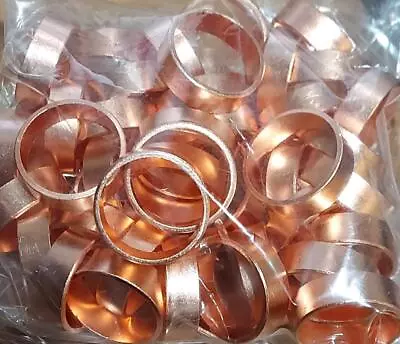 50 Pcs 1/2 And 50 Pcs 3/4  Pex Crimp Rings   Copper Pex Crimp Rings • $23.91