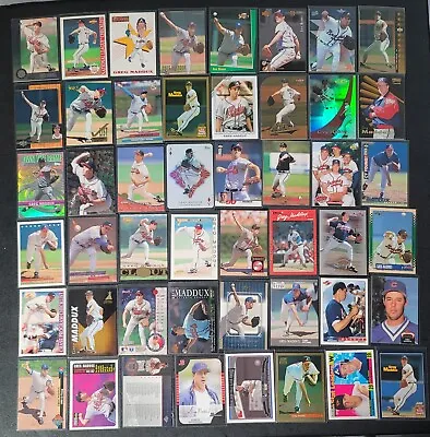 Lot Of (174) Atlanta Braves HOF Maddux Glavine Smoltz Chipper Andruw • $99