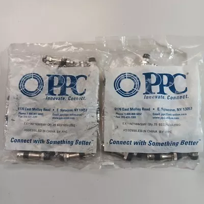 Compression Connectors RG11 F Type PPC Belden -EX11N716WSMP-  Same Day Shipping • $23.95