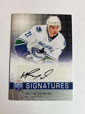 Mason Raymond 2008-09 Ud Be A Player Signatures Auto Vancouver Canucks  • $6.88