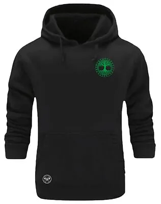 Life Tree Hoodie Small Vikings Clothing Norse Pagan Warrior Yggdrasil Odin Top • £19.99