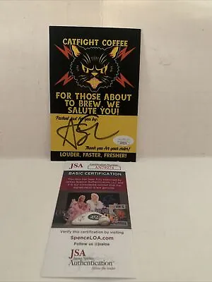 The Misfits Acey Slade Signed Catfight Coffee Promo Card JSA Certified • $65