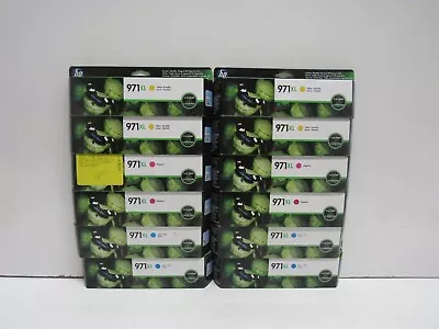 Lot Of 12! Genuine Hp 971xl (cn626am/cn627am/cn628am) High Capacity Ink • $179.99