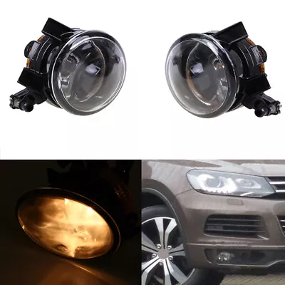 2Pcs Set Front Bumper Fog Light Lamp Cover Fit For VW Touareg MK2(7P5) 10-2015 • $32.29