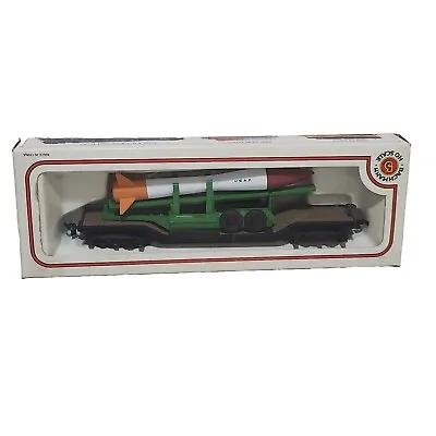 BACHMANN 52' FLAT W/MISSILE (USAF) HO SCALE Vintage Locomotive Model BOXED • $50.14