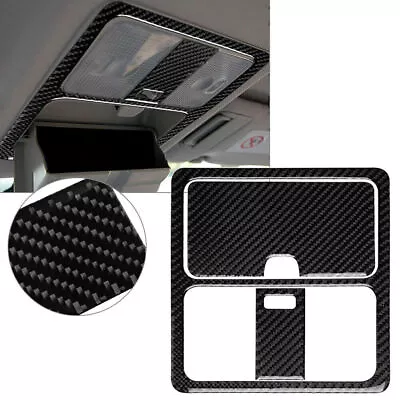 Carbon Fiber Interior Hard Roof Reading Light Frame Trim For Nissan 350Z 2006-09 • $31.33