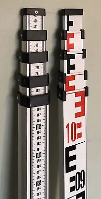 New Aluminium Survey Staff 5 M 5-sections For Dumpy Laser  Level. VAT Invoice. • £27.95