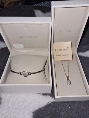 Kit Heath Sterling Silver Necklace And Matching Bracelet • £40