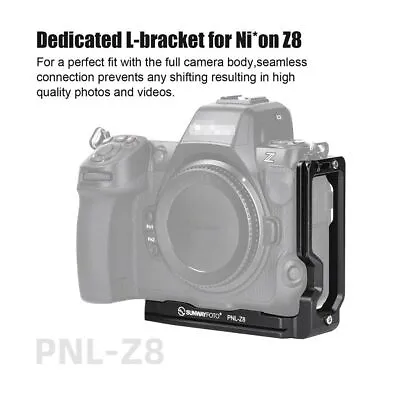 SUNWAYFOTO L-bracket For Nikon Z8 DSLR Arca Swiss Quick Release Plate Camera New • £38.20