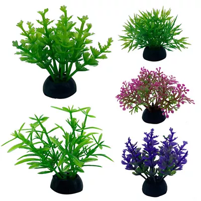 £1.91 • Buy Artificial Fake Plants Plastic Water Grass For Fish Tank Aquarium Ornaments