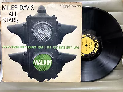 Miles Davis All Stars Walkin' Mono Repress Jazz LP On Prestige • $7