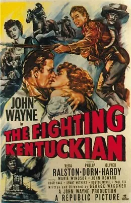 The Fighting Kentuckian (1949) John Wayne Cult Western Movie Poster Print 4 • $6.49