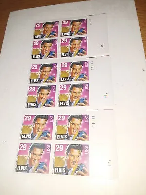 SL 3501/US Stamps MNHOG Scott 2721 Elvis Plate  Blocks Us Stamps Collections Lot • $5.19