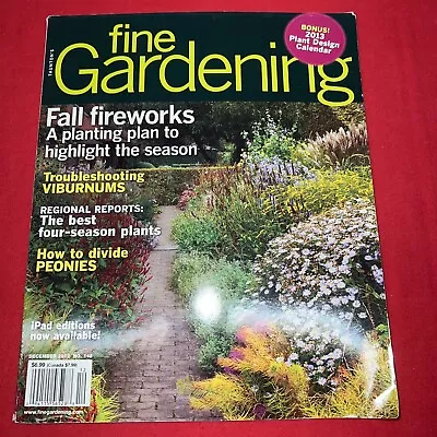 $4.99 • Buy Fine Gardening December 2012 Number 148
