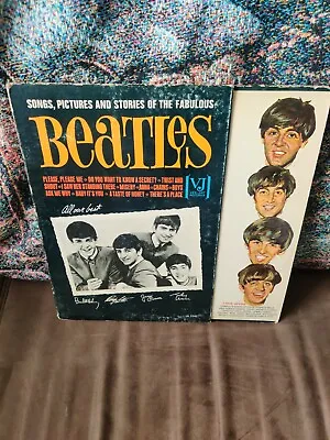 THE BEATLES Songs Pictures And Stories LP 1964 VEE-JAY VJ-1092 Gatefold VG/VG • $50