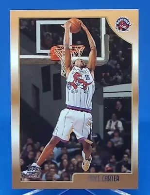 Vince Carter 1998-99 Topps NBA Basketball Rookie Rc Card Toronto Raptors #199 • $6