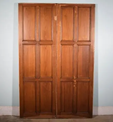 *Pair Of French Antique Gothic Church Doors/Panels Wainscoting In Solid Oak Wood • $1195