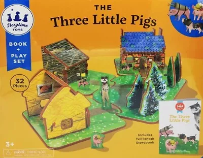 Three Little Pigs Toy Playset • $19