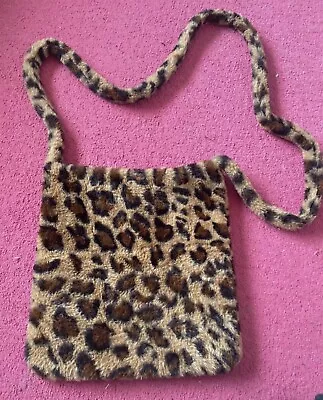 Y2k Fashion Cheetah/ Leopard Print Fluffy Bag • £11