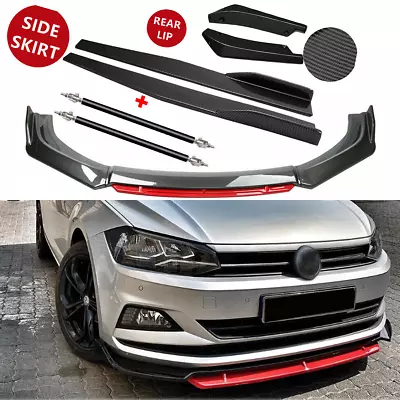 Carbon Fiber Front Bumper Side Skirt Strut Rods For Volkswagen Rabbit Body • $159.99