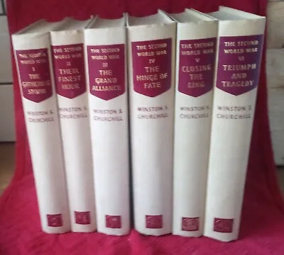 £7.99 • Buy The Second World War Volumes 1-6 Winston Churchill Reprint Society