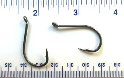 100 GT 8299 2X Strength Black Chrome Octopus Fish Hooks Size 3/0 - 100 Hooks • $13.99