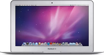 Apple Macbook Air Laptop 11  64GB 1.4ghz Core 2 Duo 2GB Silver MC505LL/A 2010 • $98