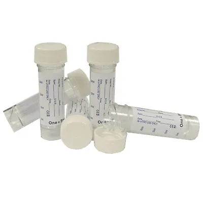 £6.79 • Buy 12 Urine Sample Bottles Specimen Containers 30ml Labelled Pots- Same As NHS