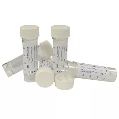 12 Urine Sample Bottles Specimen Containers 30ml Labelled Pots- Same As NHS • £7.79