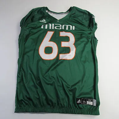 Miami Hurricanes Adidas Practice Jersey - Football Men's Green Used • $19.99