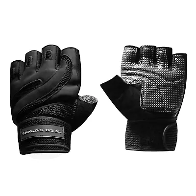 £20.81 • Buy Gold's Gym Classic Wrist Wrap Weightlifting Gloves (Tacky Palm) CHOOSE SIZE