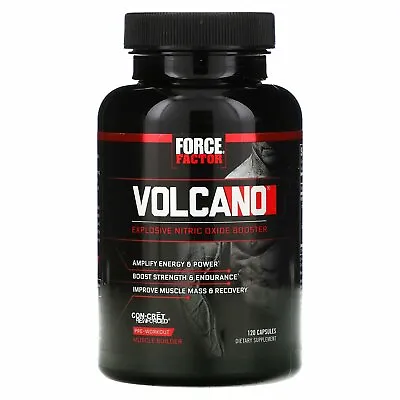 $25.69 • Buy Volcano, Explosive Nitric Oxide Booster, 120 Capsules