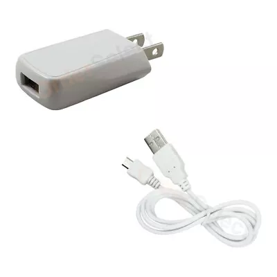 Wall Charger+USB Cord Micro For Phone Samsung Galaxy S5 S6 S7 Edge Plus Active • $4.59