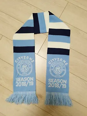 Manchester City Citizens FAN Football Scarf 2018/2019 • $16