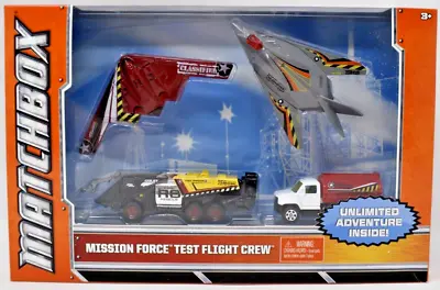 Matchbox Superfast Playset Mission Force Test Flight Crew Incl. Colet Fire Truck • $24.90