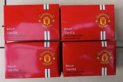 Manchester United Soap Vanilla Official Football Club Merchandise X 4 Deadstock • £14.99