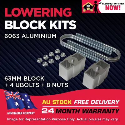 Lowering Blocks Kit Ford Falcon EA EB ED XG XH UTE VAN WAGON 2.5  (63mm) • $88.95