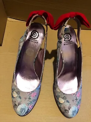 £75 • Buy Ursula Mascaro Woman Size 7 Multicoloured Heel Shoes 