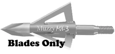 Muzzy 320-MX3  Arrow/Bolt Fixed Broadhead Blades • $23.35