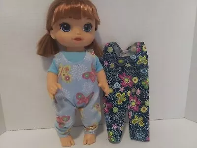 Doll Clothes Made To Fit 12   Baby Alive Doll - 2  Jumpers/ 1 Shirt  A77 • $9.49