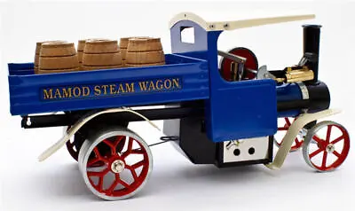 Mamod SW1 Blue Working Live Steam Wagon With Barrels Ready To Run - Popular Cho • $885.40