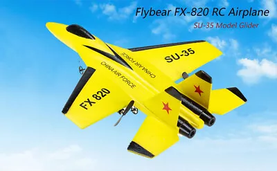 FX-820 2.4G 2CH Remote Control SU-35 Glider 290mm Wingspan Micro RC Airplane  • $32.99