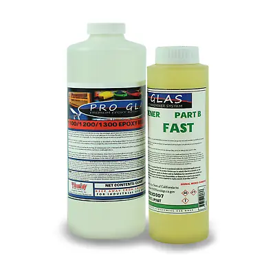 Epoxy Laminating Resin 2:1- 1.5 Quart Kit- Fast Speed- Fiberglass And Carbon • $65.95