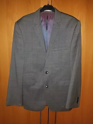 Holland Esquire Jacket/Blazer Grey UK 40R 100% Wool • £12.50