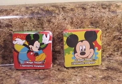 Disney Mickey Mouse Clubhouse Magic Towel Washcloth LOT Of 2 NEW • $7.95