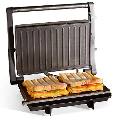 £32.99 • Buy Panini Press Grill – VonShef Sandwich Toaster 2 Slice, Non-Stick Plates – 1000W