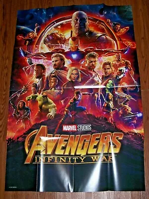 Avengers Infinity War Movie Promo Poster 24  X 36  Marvel 2018 Thanos • $12.50